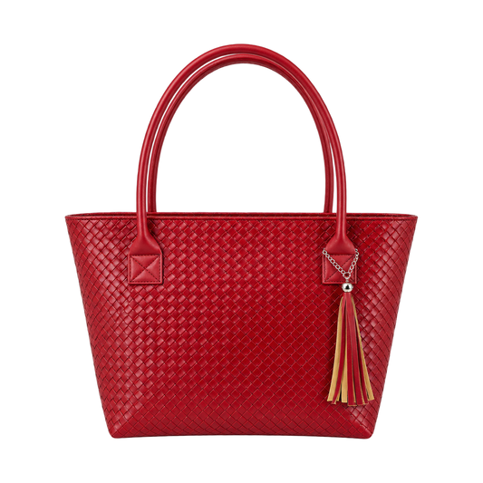 Braida Tote — Dark Red
