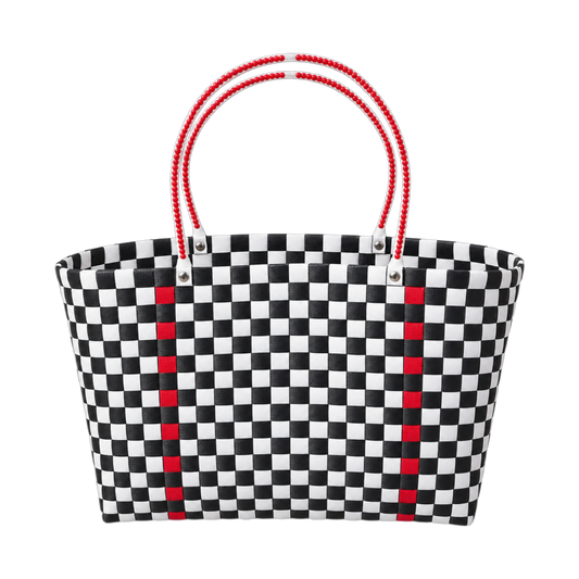 LESAC Pixel Tote Black & White