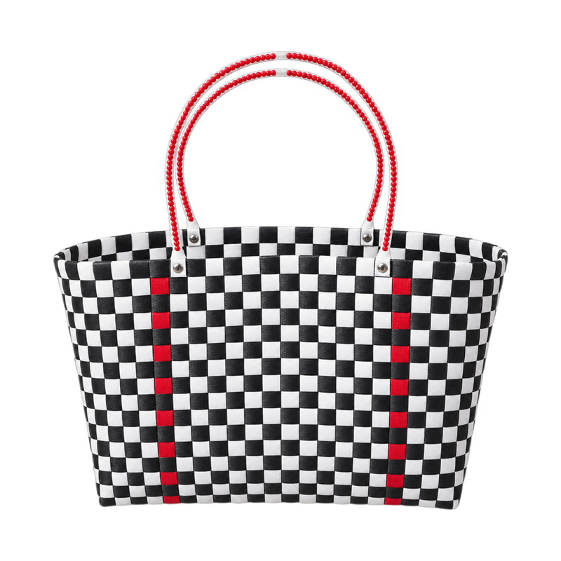 LESAC Pixel Tote Black & White